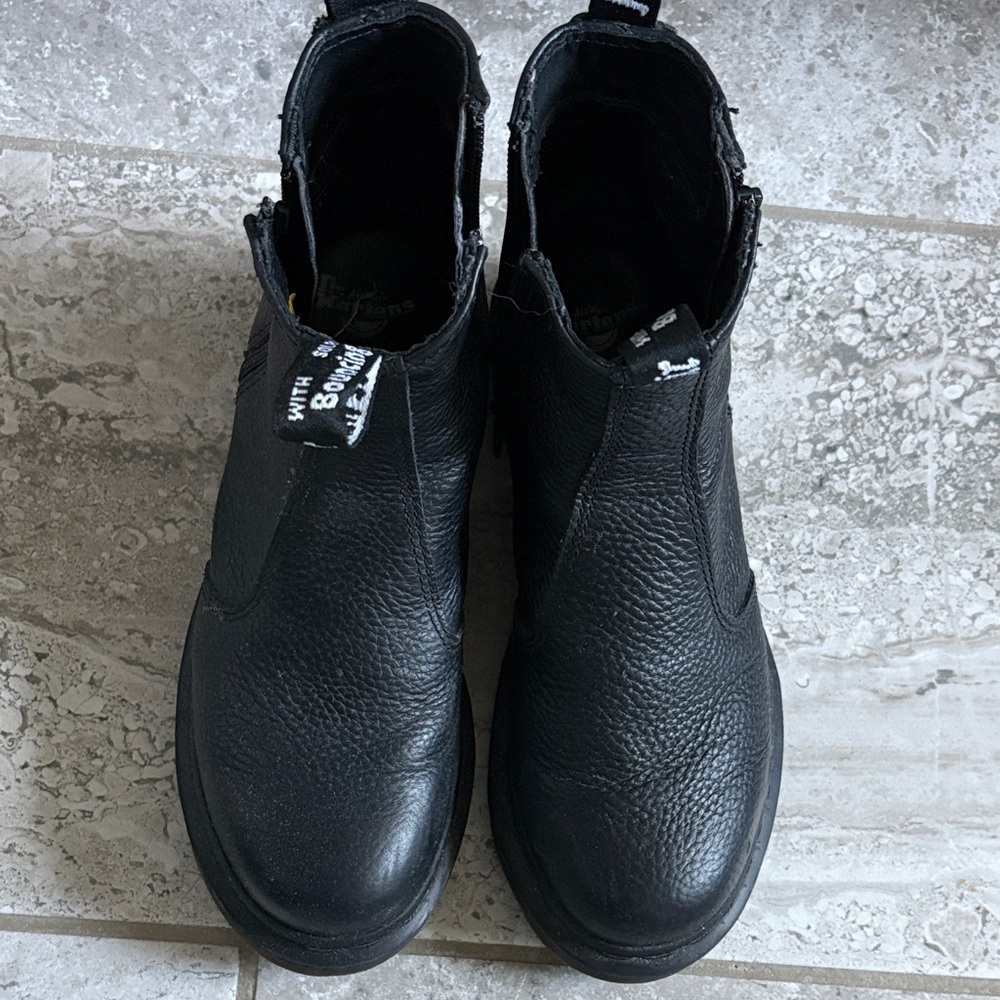 Dr. Martens Black Leather Chelsea Boot